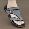 Summer Mens Breathable Soft Sole Sandals Comfortable Open Toe Design Slippers High Quality Outdoor Beach Leisure Work Men Shoes