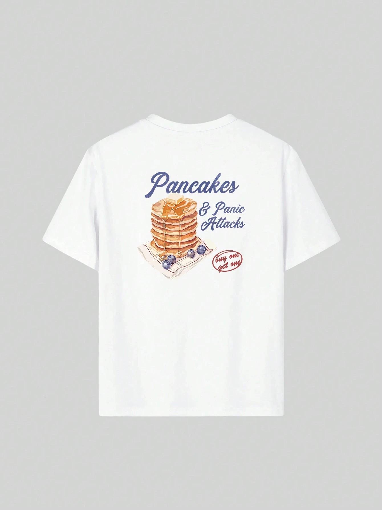 

Трендовая футболка Y2k с принтом «Черничный крем, масляный торт», женская футболка с коротким рукавом и круглым вырезом, новинка весна-лето 2025 4XL