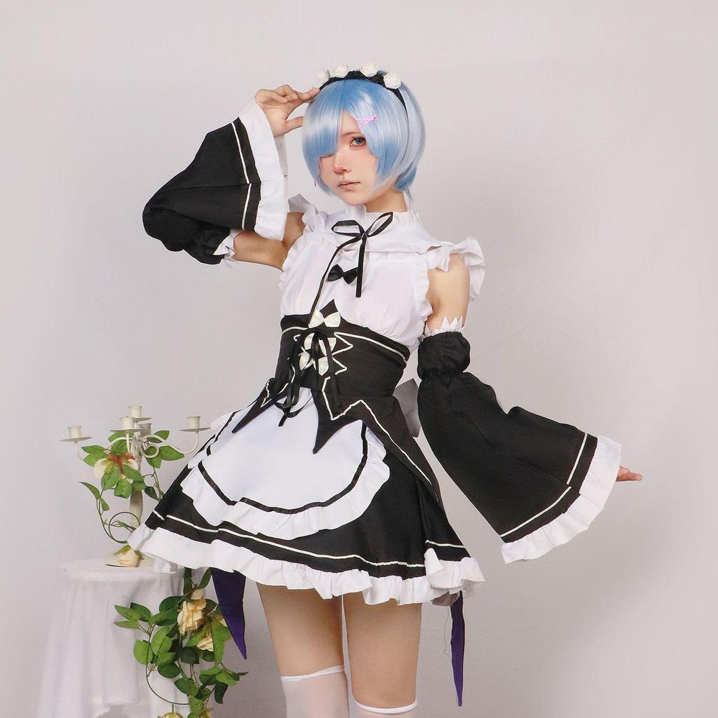 Re:Zero - Rem & Ram Cosplay Costume from Mist City