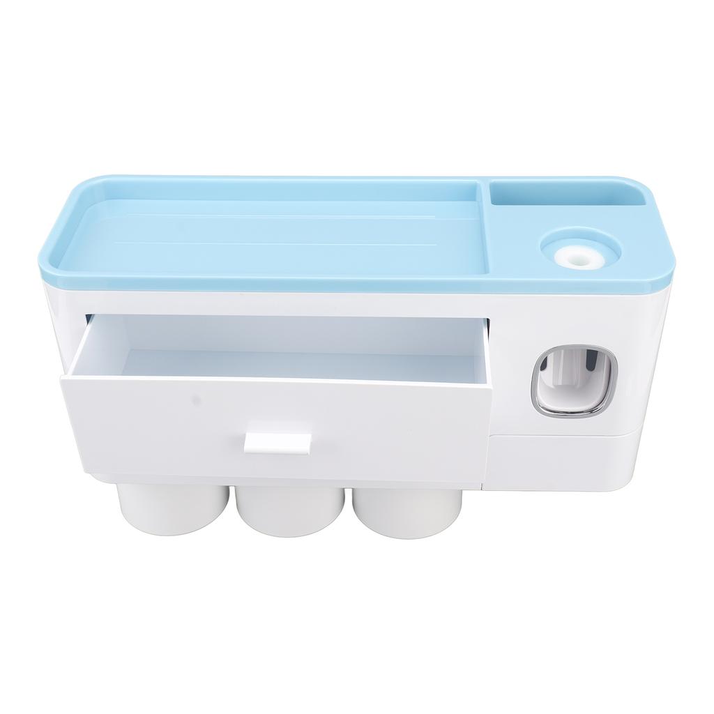 Zahnpasta Spender Wandmontierter Zahnpasta Spender Quetscher Set für Badezimmerzubehör Drei