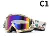 Motorcycle Goggles Water Transfer Off-road Outdoor Riding Sports Glasses Ski Goggles Windproof Glasses