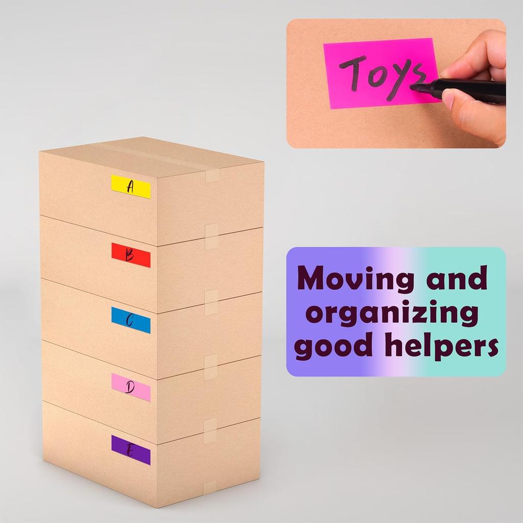 YSHIHE Colored Label Sticker in 12 Colors,3 x 1 Inch Rectangle Color- Coding Labels,Self-Adhesive Color Stickers for Inventory,Office - 480 Pack