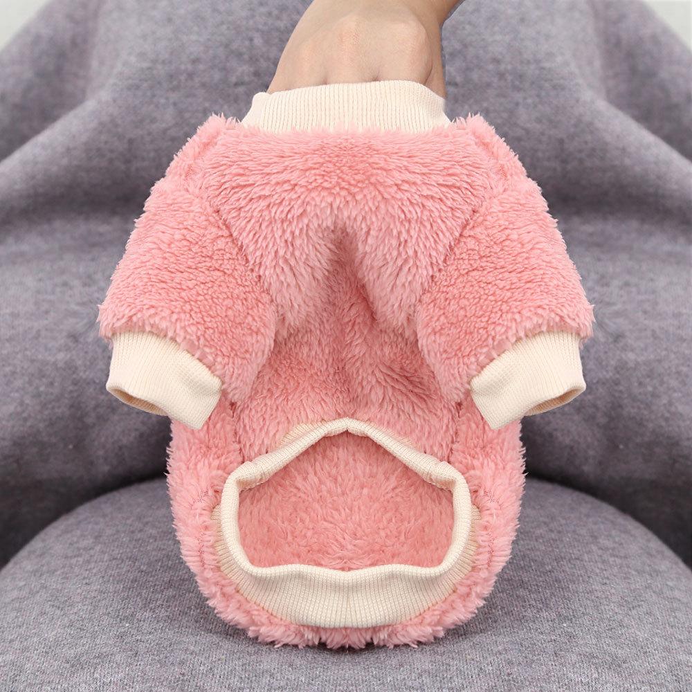 Warm Dog Clothes Two Legs Design Soft Fabric Pet Apparel Fruit Pattern Winter Wear Universal Sizing Cat Dog Autumn Clothes