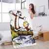 C-Calvin And Hobbes Microfiber Beach Towel Absorbent Quick dry Soft Yoga Swimming Resort Mountain Climbing Towel