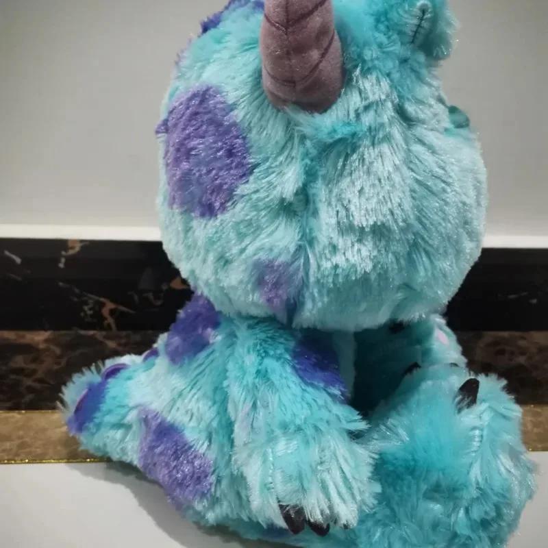 Kawaii Monstro Fúria Azul Brinquedo de Pelúcia Desenho Animado Bonito Boca Torta Fúria Azul Brinquedo de Pelúcia Dando Namorada Presente de Aniversário