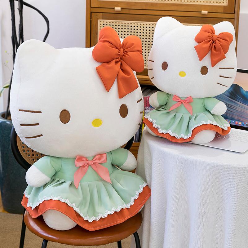 Hello Kitty Plush Toy With Long Pile Cotton For Girls Bedroom Decor