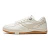 Li Ning Synthetic Leather Zhen Rong 92S Comfortable Versatile Non-Slip Wear-Resistant Low-Top Skate Shoes Women Sneaker Beige AEPU038-4