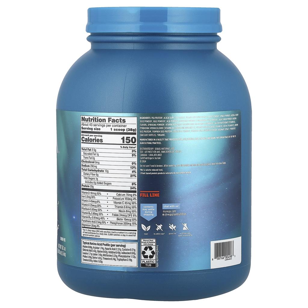 One, All-in-One Shake, French Vanilla, 3 Lbs (1.6 Kg)