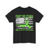 Fight The Stigma Shirt, Mental Health Green Ribbon USA Flag Women Men T-Shirt