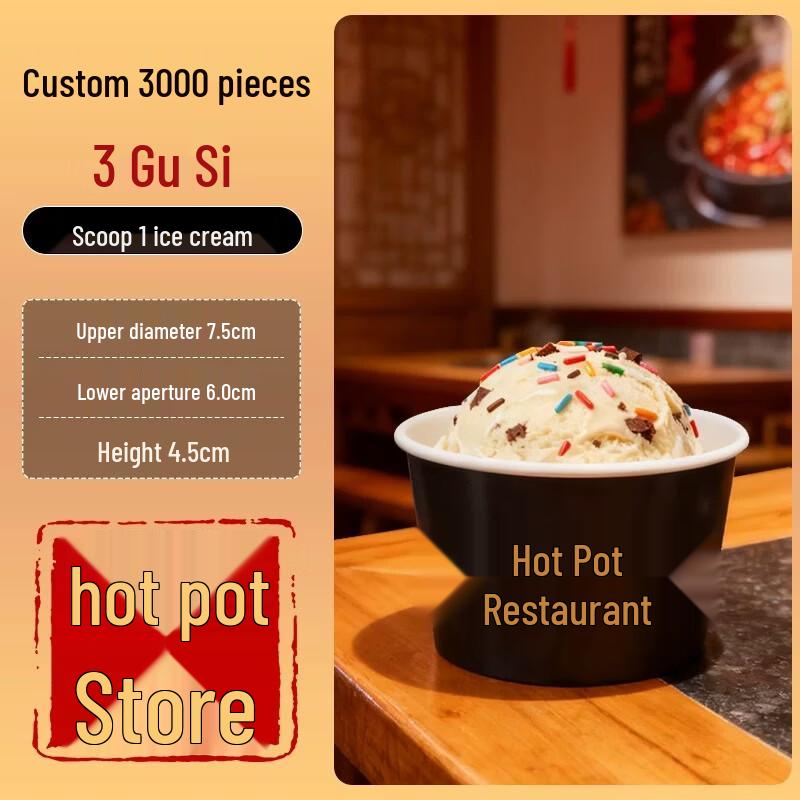 Disposable Ice Cream Paper Bowls