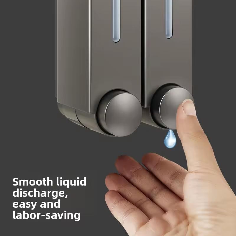 2025 FSH  Foam Soap Dispenser Factory Direct Manual Wall-Mounted Shampoo Shower Gel Dispenser Multi-Color for Hotels