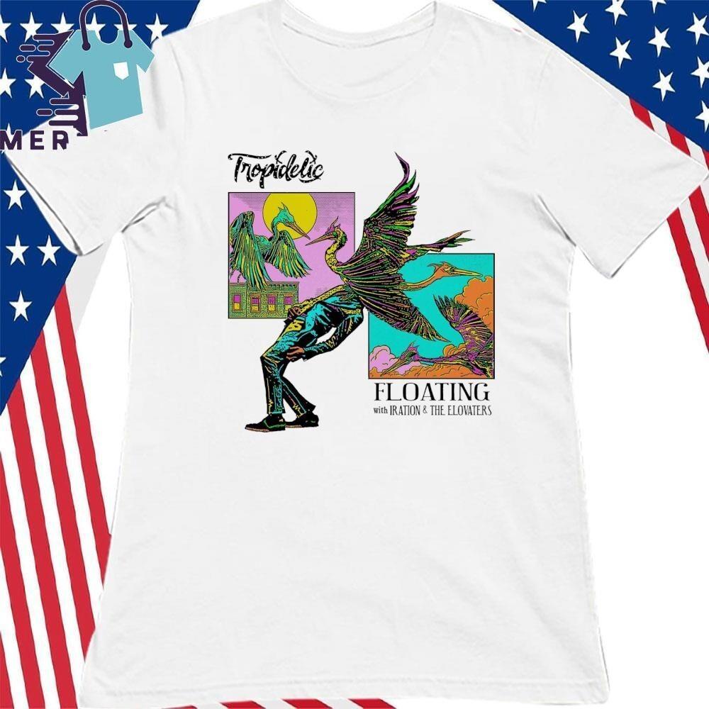 Tropidelic Floating With Iration & The Elovaters Shirt White Unisex T-Shirt XXXL