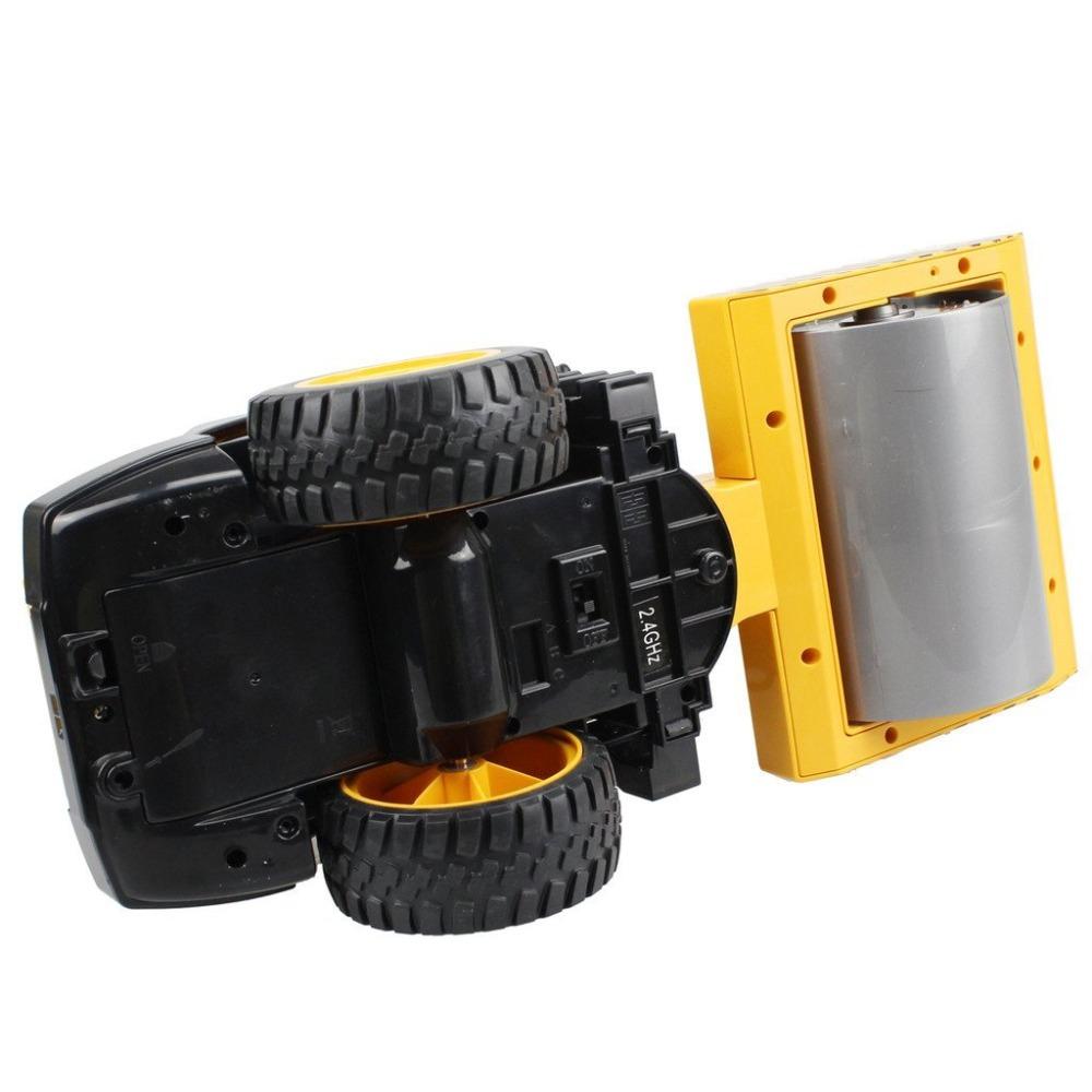 Double E 1/20 E522 Big Rc Truck Tractor Road Roller 2.4G Remote Control Car Single Vibrate Engineer Vehicle Model Kids Toys Boys