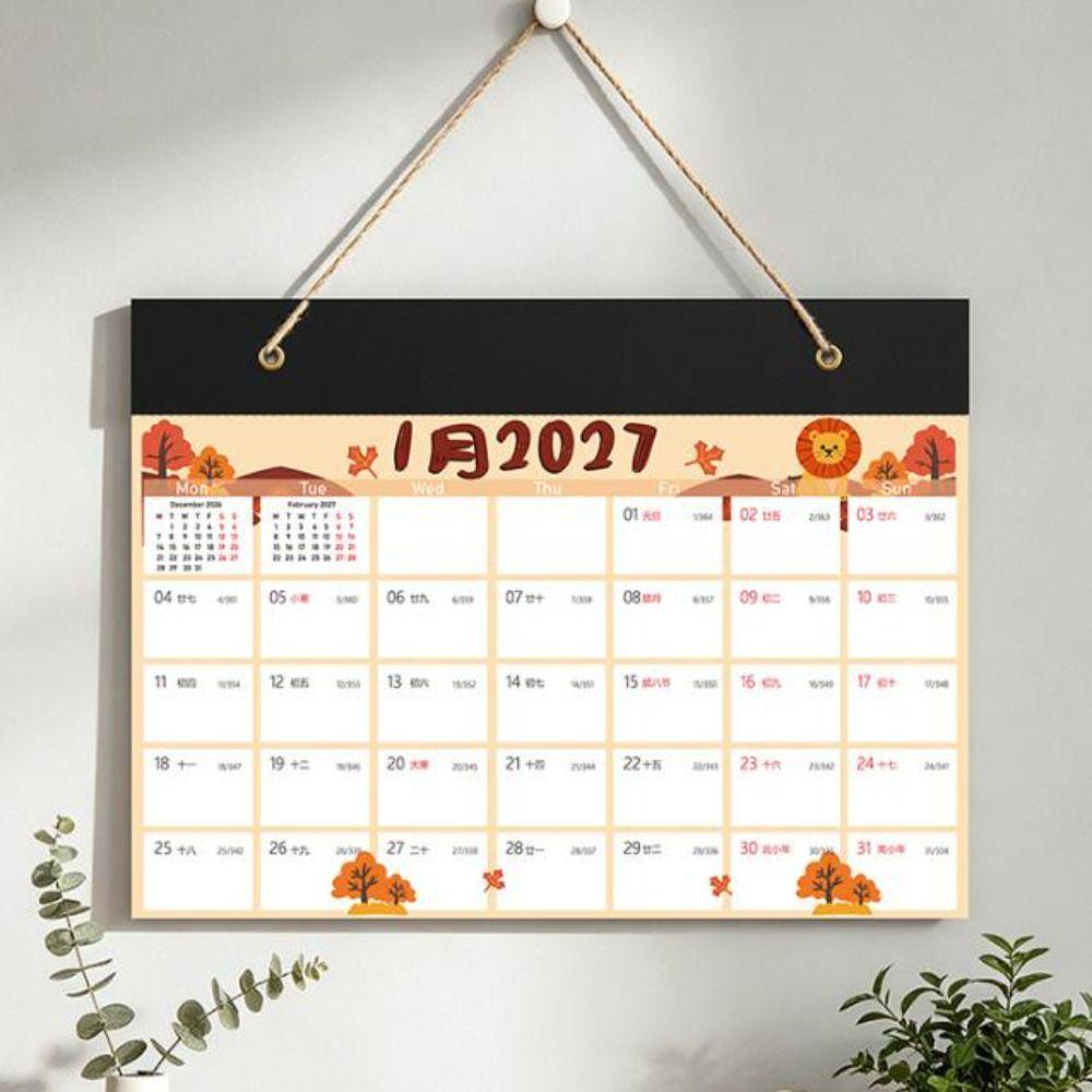 2027 Wall Calendar 12 Months Calendar Planner Time Tool Agenda Planner Stationery