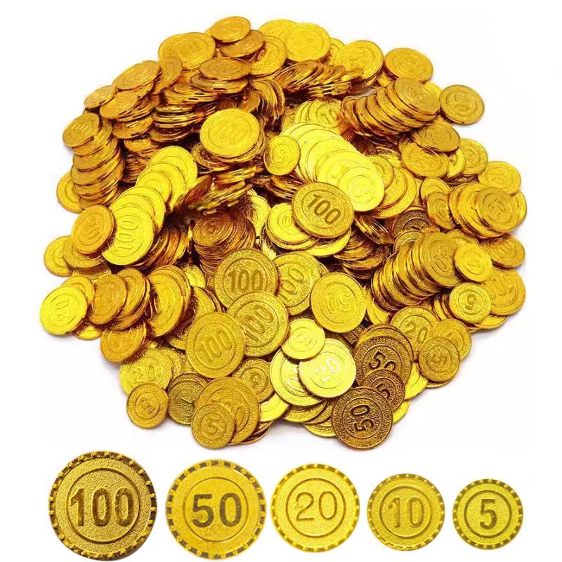 Pirate Gold Coin Simulation Game Ornaments & Chips