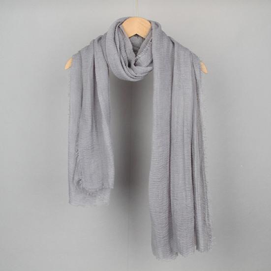 Women Scarf Shawl Solid Color Furry Trim Versatile Shawl Wrap Soft Warm Long Scarf Winter Costume Accessory