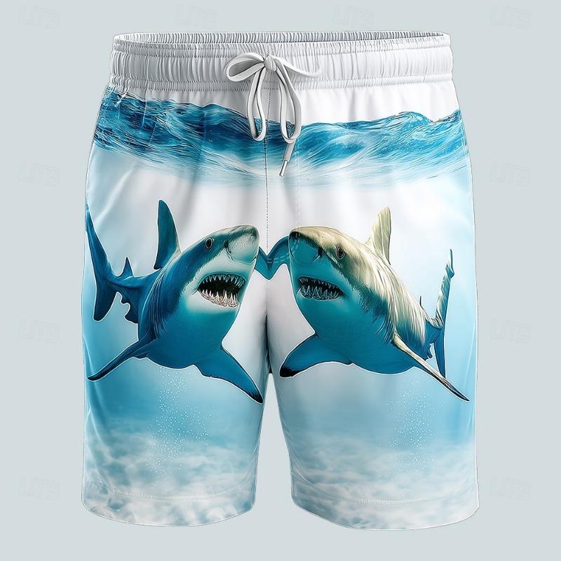 Men's Animal Tiger Swim Trunks Swim Shorts Board Shorts Mid Waist Streetwear