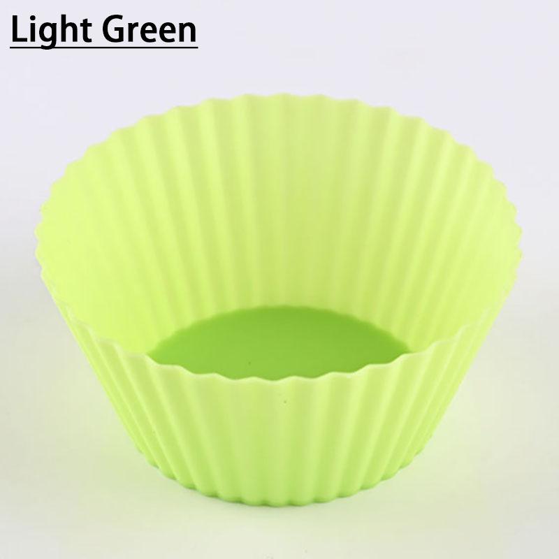 

12/24/36 шт. силиконовых форм для торта, круглых кексов, форм для выпечки тортов, кухонных принадлежностей для приготовления пищи, инструментов для самостоятельного украшения тортов 12pcs