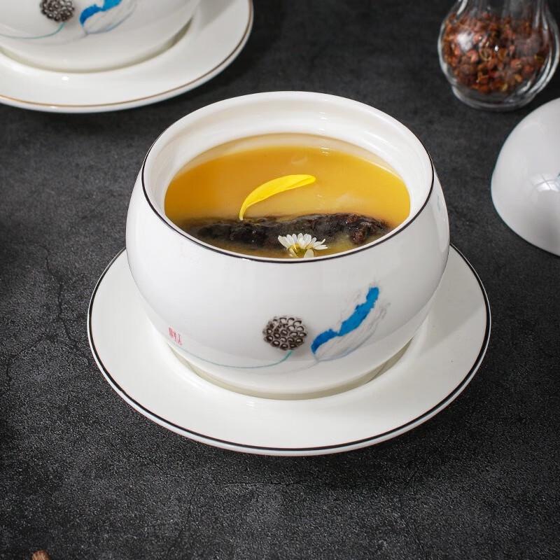 Ceramic Double Boiler Stew Pot