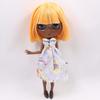 ICY DBS Blyth Doll Tan and Super Black Skin Joint Body Oily Hair 1/6 BJD Special Price Gift Toy