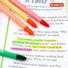Shuttle Art Highlighter Bright Solid Fluorescent Fluorescent Retractable Gel with Clear for Marking Convenient Storage Pens, Colors, 12-Color Set,