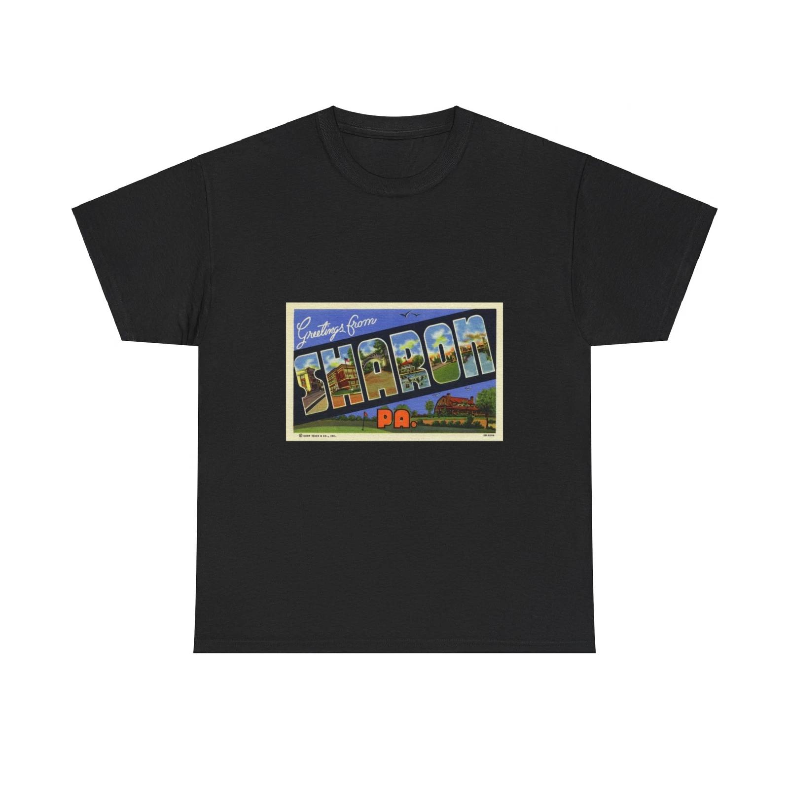 Greetings from Sharon PA (Greeting Postcards) T shirt 3XL