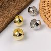 2026 Round Ball Smooth Ear Buckle Simple Niche Designer Versatile Earrings