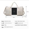 Short Trip Lightweight Business Casual Handbag - Large Capacity Unisex Travel and Fitness Crossbody Bag.