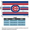 Chicago Cubs Print Flannel Blanket High Quality Warm Comfortable Cover for All Seasons Perfect for Gifts Home Decor