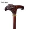 Brown Eagle Wooden Fashion Walking Stick Wood Decorative Stick Cane Halloween for Cosplay and Parties, for Cosplay & Party 93cm