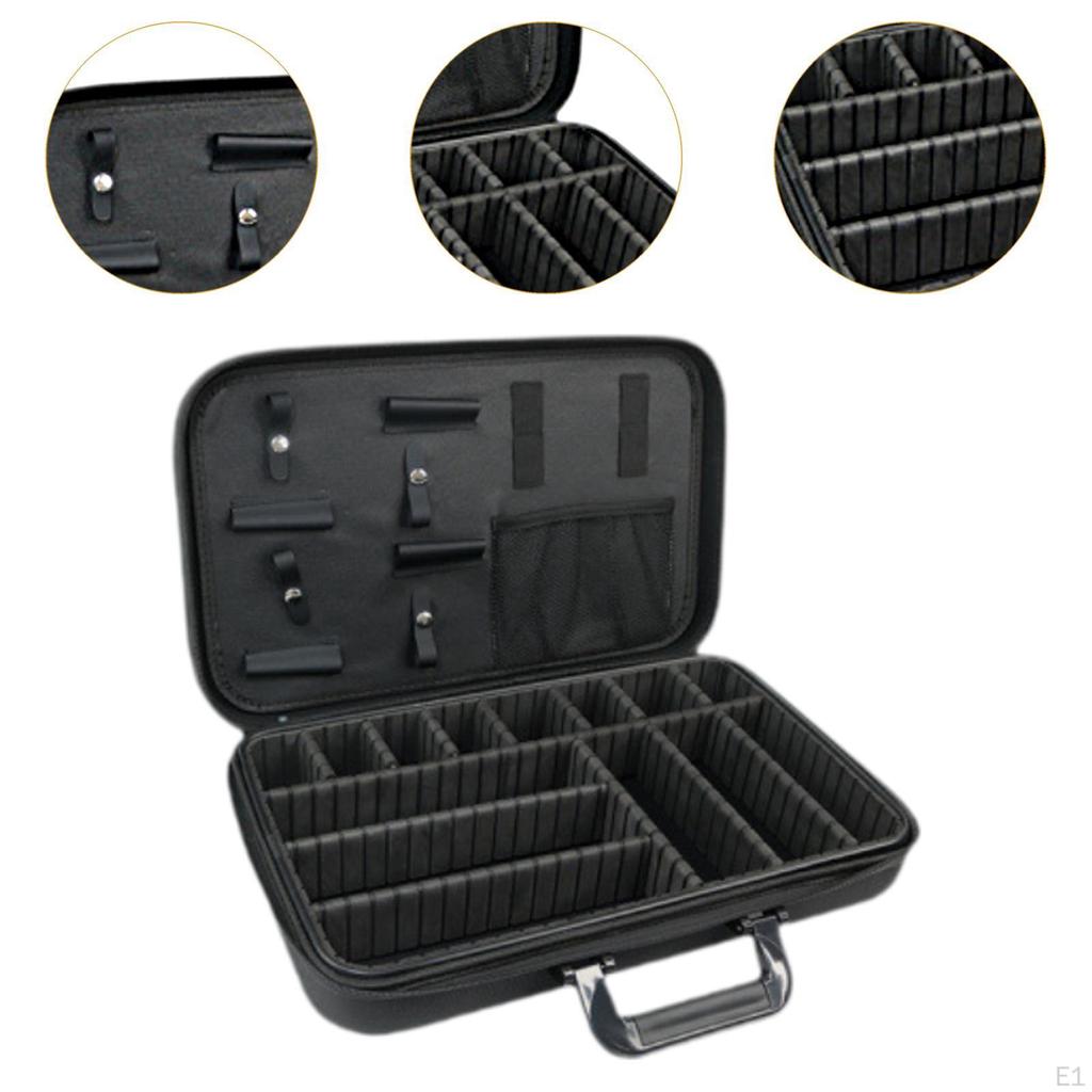 Hairdresser Bag Barber Case Large Capacity Organizer Makeup Black Hairstylist Travel