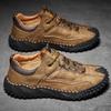 38-48 Mens  Retro Cow Leather Shoes Men Loafers Handmade Casual Leather Shoes Moccasins Men Flats Shoes
