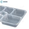 Thickened PP 6-Compartment Takeaway Food Container