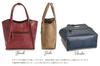 Sakura Tote Made In Genuine Leather Cowhide Botanical Design Bag, Japan, Women's, Handbag, Leather, (Navy)