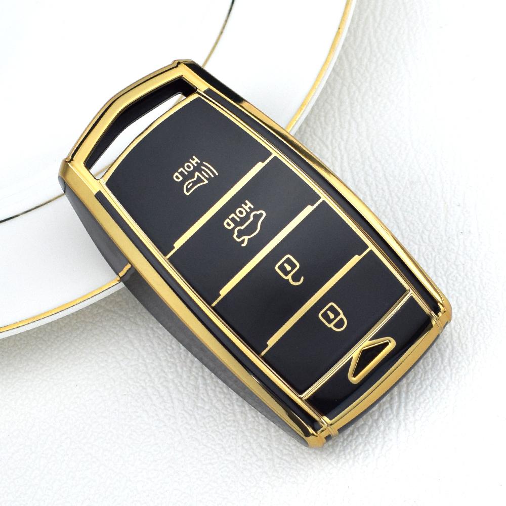 4 Buttons TPU Car Smart Key Case Cover for HYUNDAI 2020 Genesis G70 G80 EQ900 G90 Auto Key Fob Shell Protector Accessories