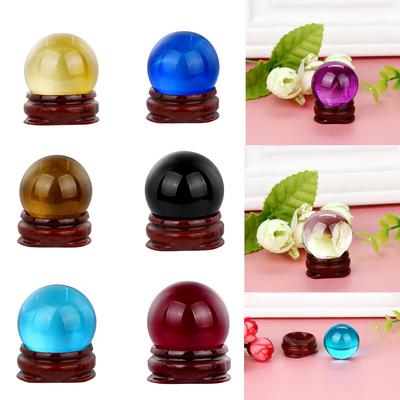 HOT!30mm Natural Quartz  Crystal Ball  Ball Sphere And Stand