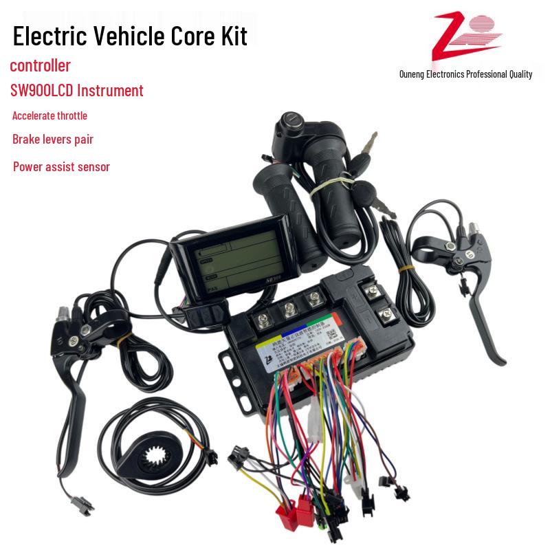 Sine Wave High-Power 3-Mode Controller for 48V/60V/72V Electric Motorcycles/Bikes, 80A