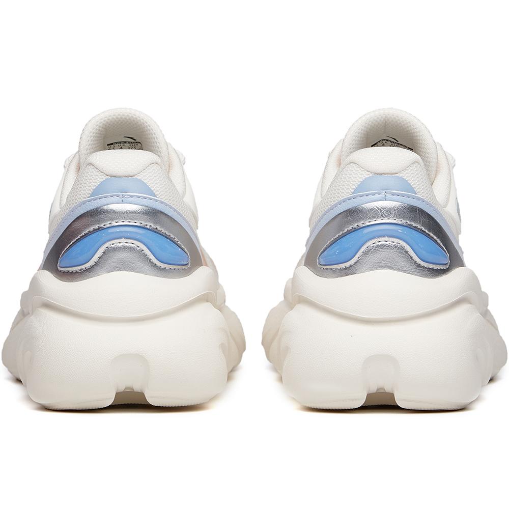 New Anta Cat Paw Cushioning, Breathable, Supportive Low Top Chunky Sneakers Women's White Pink Meow Shoes 922128898-4