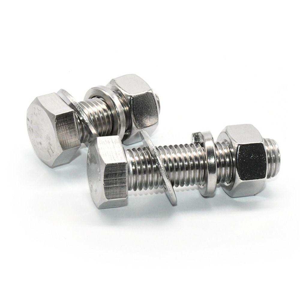 Spring Nut Hex Bolt Round Head Carriage Screw Truss Head 304 Stainless Steel Screw  Metal Working
