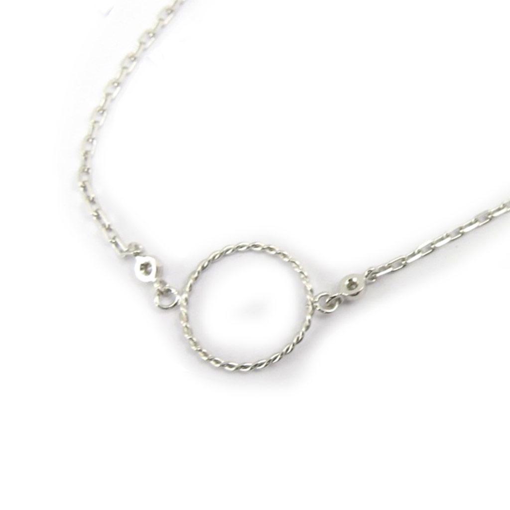 Les Trésors De Lily [K3444] - Stříbrný náramek 'Choreografie' bílé stříbro (rhodiované) - 12 mm