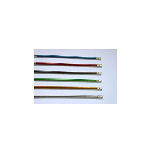 NISSEN CABLE Cable Stainless Steel Outer Flat Wire Type for 2m Clear Blue CO.,LTD (Nissen Co., Ltd.) Brakes, Roll,