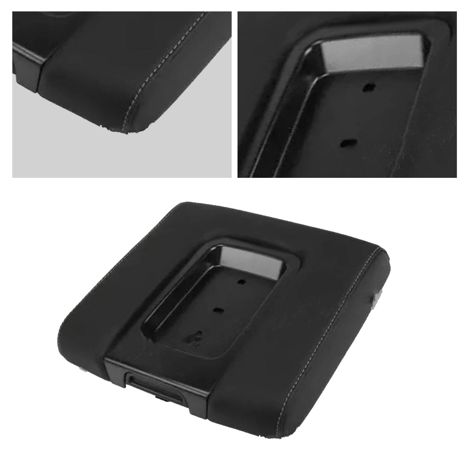 

For 14-17 Silverado Sierra Middle Seat Black Console Armrest Lid Cover 22881398