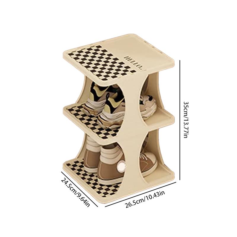 

Узкая обувница Многослойная обувная полка Экономия места Дверной угловой шов Дверной органайзер для обуви Деревянный шкафчик для обуви Тапочки Полка для обуви