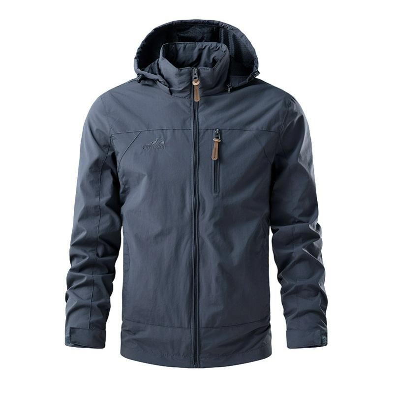 Spring and Autumn Casual Windproof Sunscreen Clothing Men's Outdoor Lightweight Breathable Jacket Waterproof Casual Jacket
