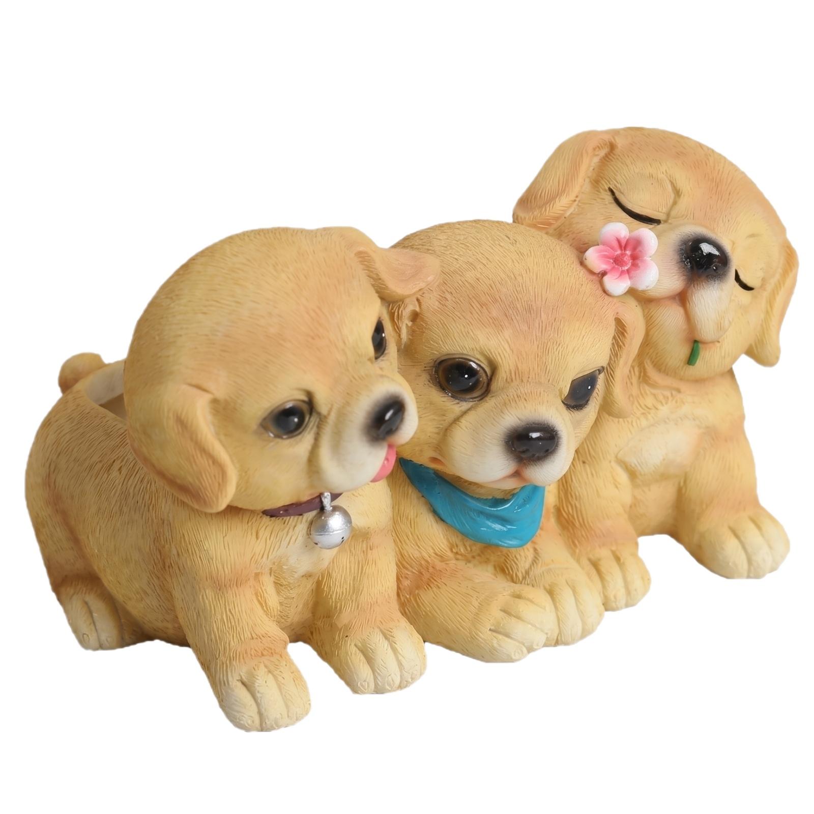 

Dog Shaped Flower Pot, Cute Resin Plant Pot With Drainage Holes, Suitable For Home Decoration, Kitchen Countertop Decoration, And Gifts. one size