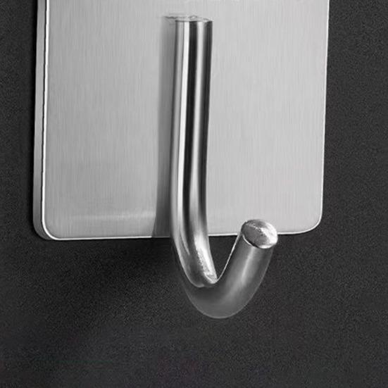 1/6 ks Nástěnné věšáky Nerezová ocel Adhezivní háčky na ručníky Nerezové věšáky na náčiní odolné proti korozi Lepicí háčky na župany