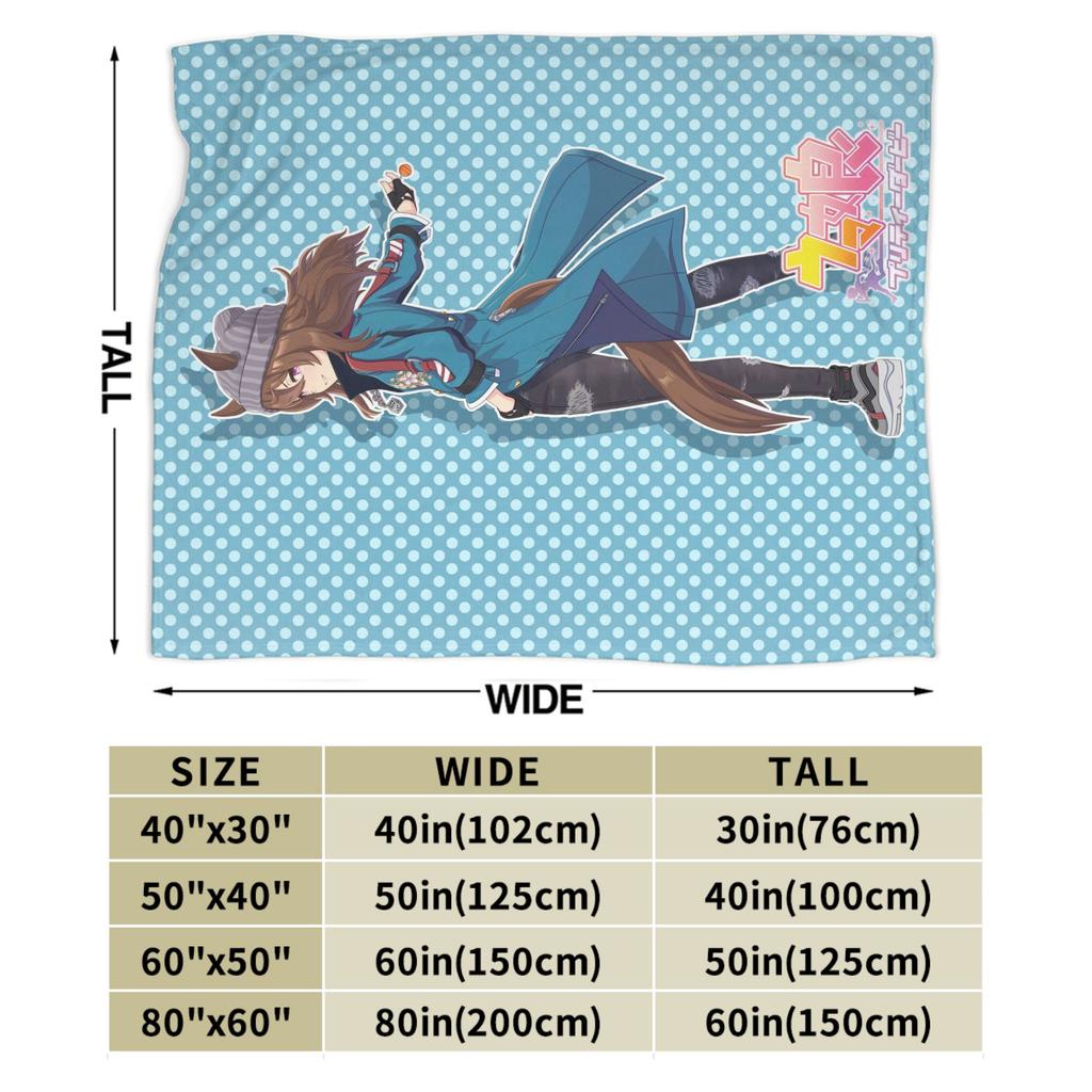 Nakayama Festa UmaMusume Pretty Derby Blankets Quality Soft Warm Throw Blanket Winter Girls Boys Home Decor Print Bedspread