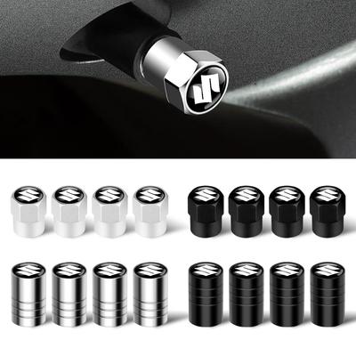 4pcs Car Wheel Tire Valve Cap Tire Steam Cover For Suzuki Grand Vitara Swift Ignis SX4 Liana Vitara Jimny Vitara Alto Accessorie