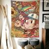 Gravity Falls Cartoon Pattern Home Decor Tapestry, Wall Hanging, Decorative RV Wall Cloth.XGT0914582