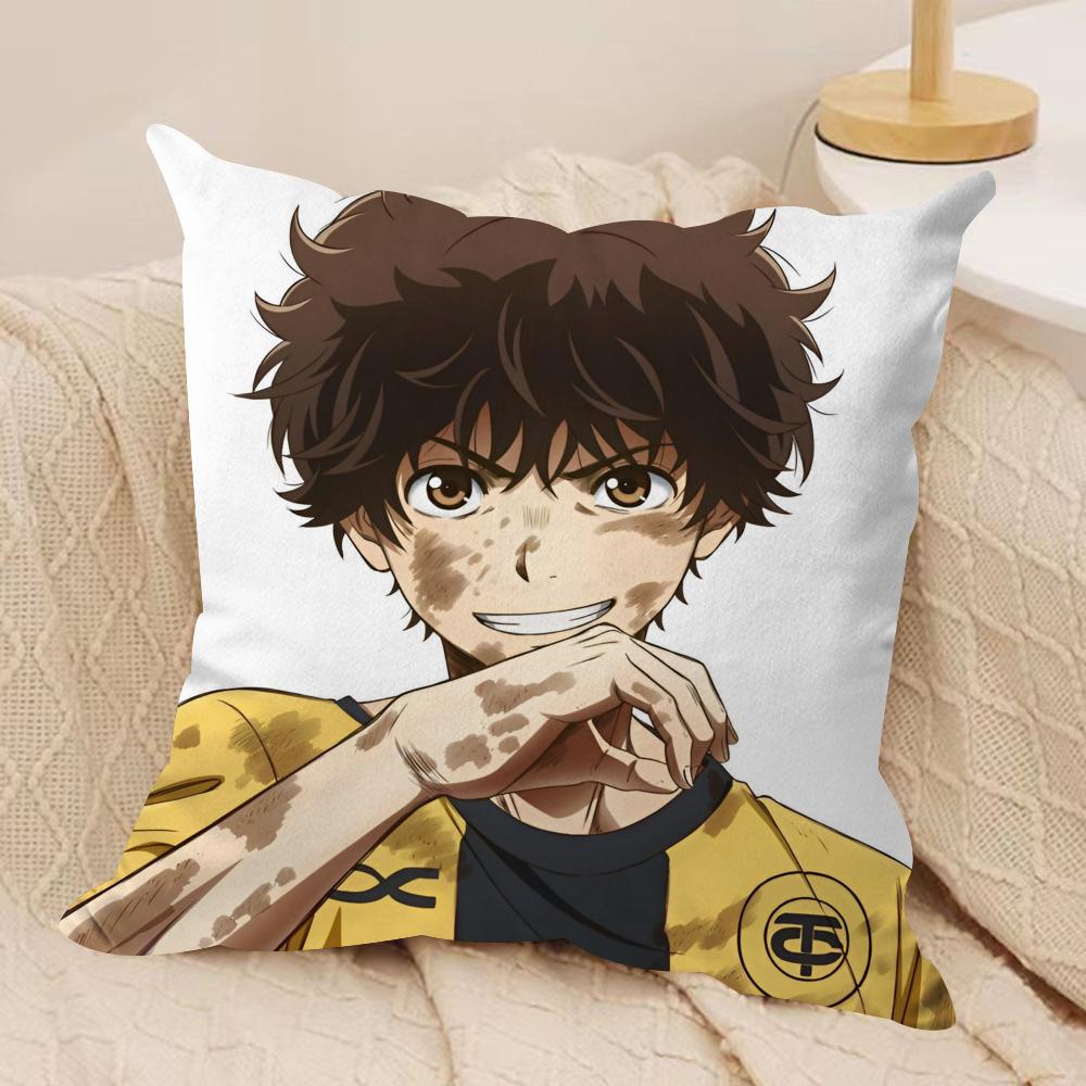 

Anime AAoashi Cushion Cover Soft Plush Fabric DoubleSided Printed Sofa Cushion Cover for All Seasons Home Decor Gift 30x30cm